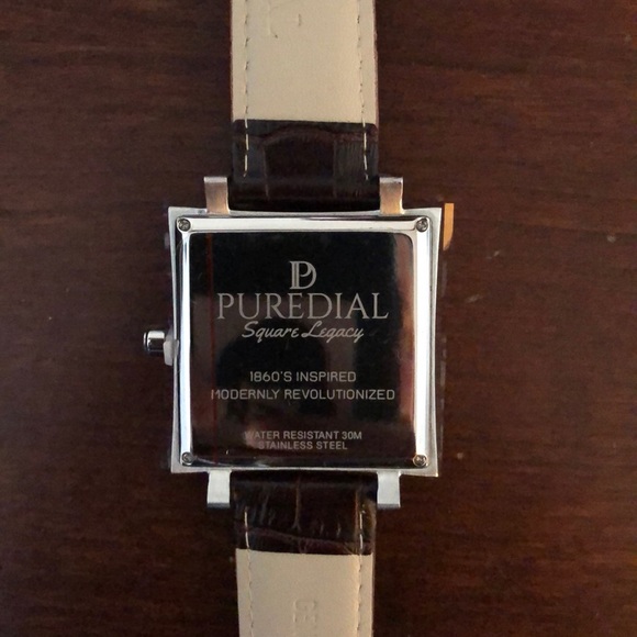 Pure Dial squareface 1860s inspired watch . - Picture 2 of 3